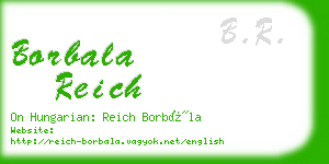 borbala reich business card